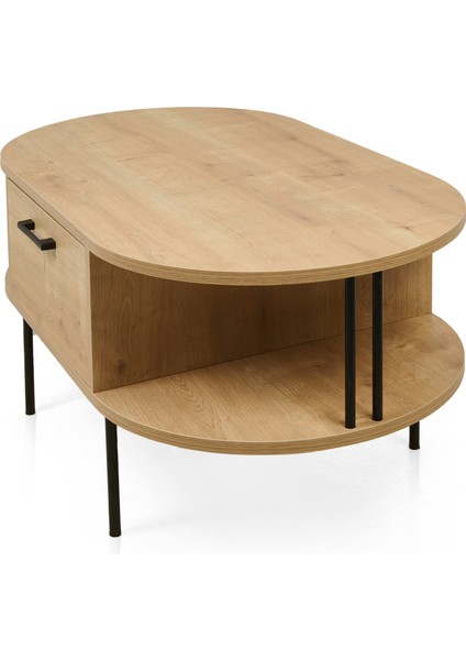 Federico Çekmeceli Orta Sehpa - Safir Meşe - 100 cm fiyatları