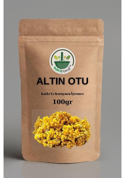 Altın Otu (Ölmez Çiçek Otu) 100 G – Doğal Kurutulmuş