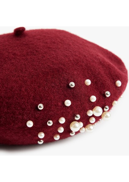 Boncuk Detaylı Ressam Şapka modelleri