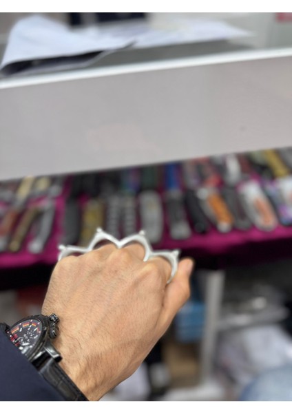 Gümüş Renk Aksesuar Sade Görünümlü Muşta Süs Muşta modelleri