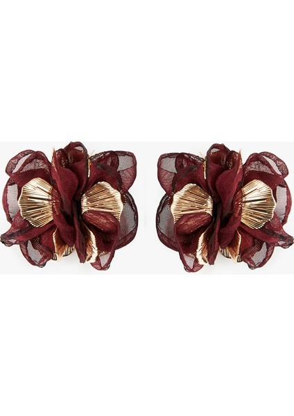 Çok Renkli Çiçek Küpe