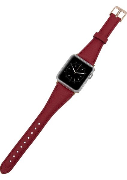 Apple Watch Uyumlu Deri Kordon 42-44-45MM Slim Erc2 modelleri