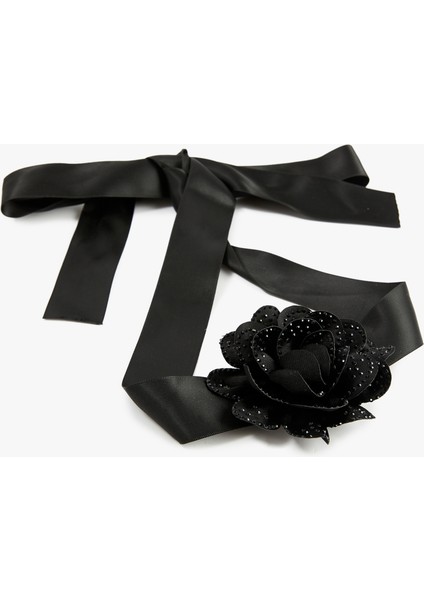 Taş Detaylı Çiçekli Choker Kolye fiyatları