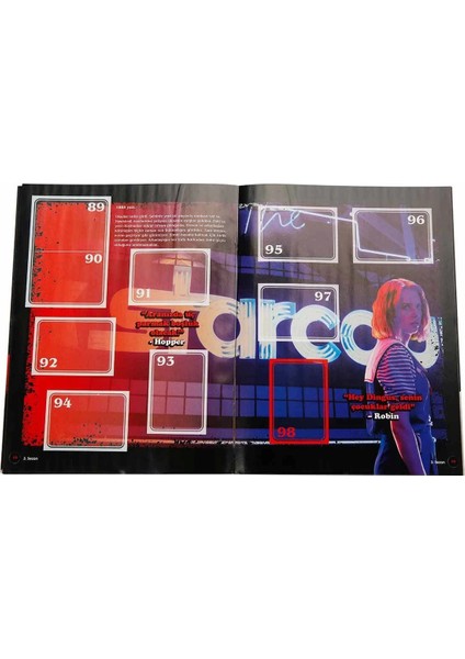 Stranger Things Çıkartma Albümü modelleri