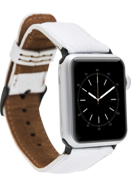 Apple Watch Uyumlu Deri Kordon 42-44-45MM F3 Beyaz indirimleri