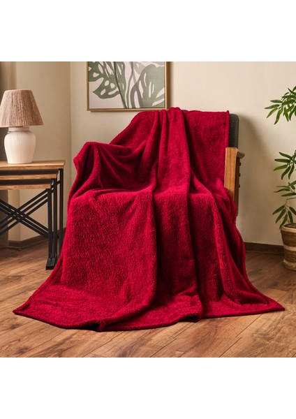 Wellsoft Tv Battaniyesi - Kırmızı - 120X170 cm