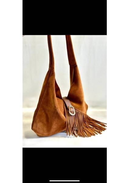 Mesbag Hakiki Süet Kadın Çanta