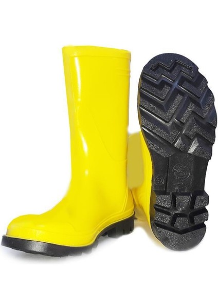Gezer PVC Kısa Çizme Sarı 38 Numara