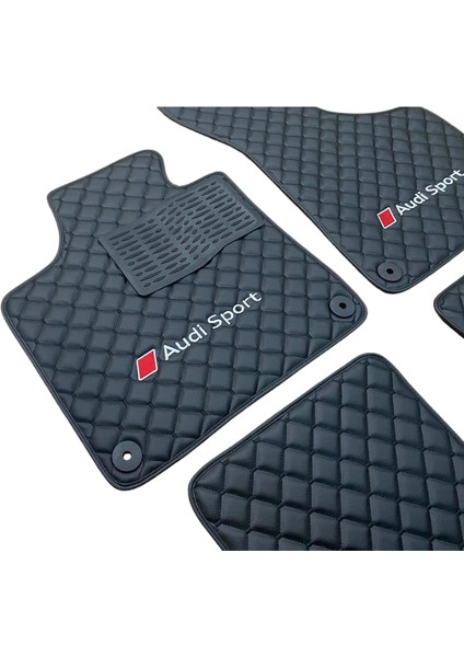 Oto Halı Paspas Seti Audi A6 Serisi Modelleri Uyumlu Sline Kadife Halı Kaymaz & Şık Tasarım