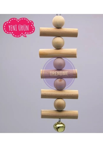 Kuş Kafes Zilli Çiğneme Oyuncağı