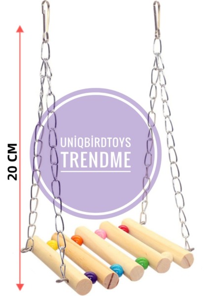 Uniq Bird Toys Ahşap Ham Kuş Oyun Salıncağı ( Hamak ) fiyatları