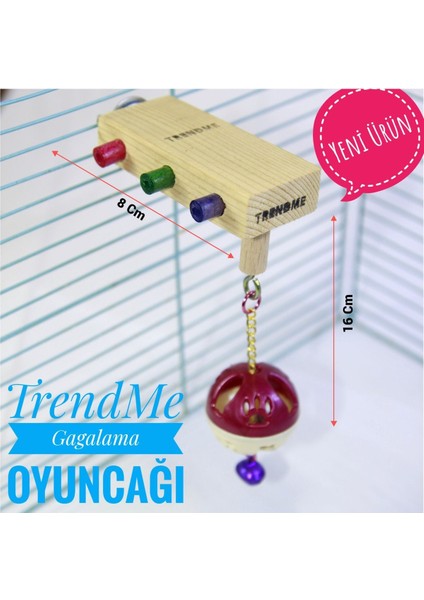 Trendme Gagalamalı Top Boks Zilli Kuş Oyuncağı fiyatları