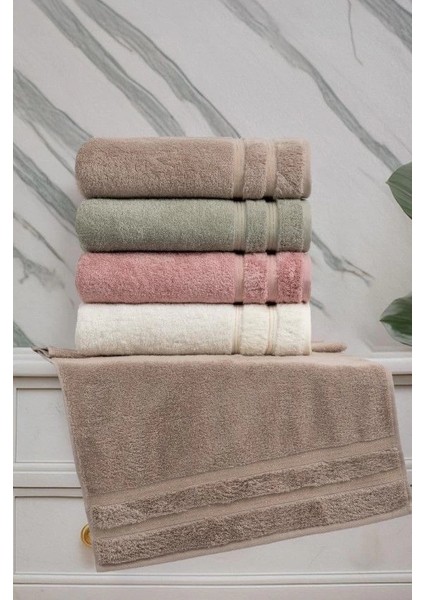 Altınbaşak Jakarlı 4´lü 50X90 El Havlusu Maddy