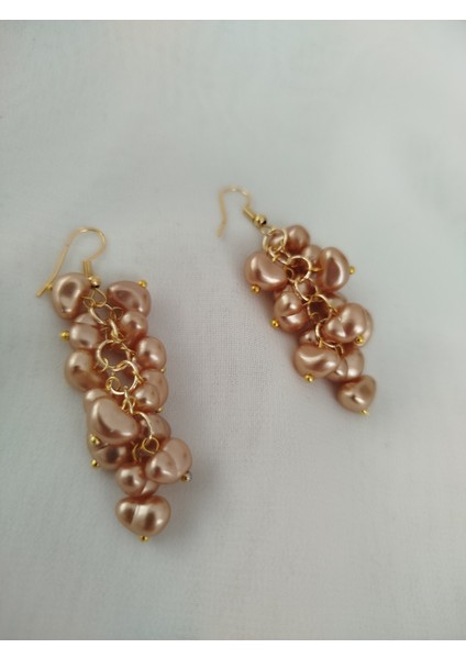 Kum Boncuklu El Yapımı Küpe modelleri