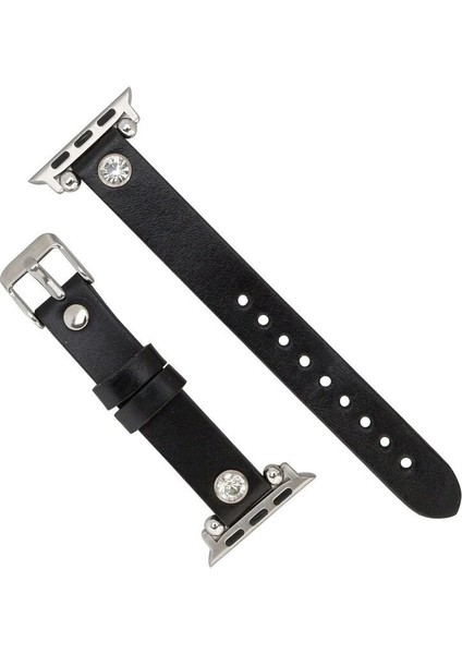 Apple Watch Uyumlu Deri Kordon Visby 38-40-41MM Rst1 modelleri