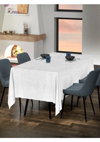 Kadife Dokulu Masa Örtüsü - 4 Farklı Renk fiyatları