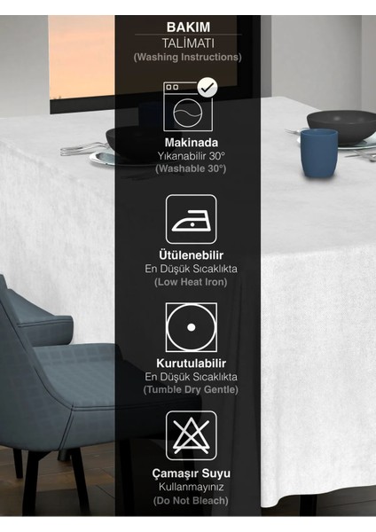 Kadife Dokulu Masa Örtüsü - 4 Farklı Renk indirimleri