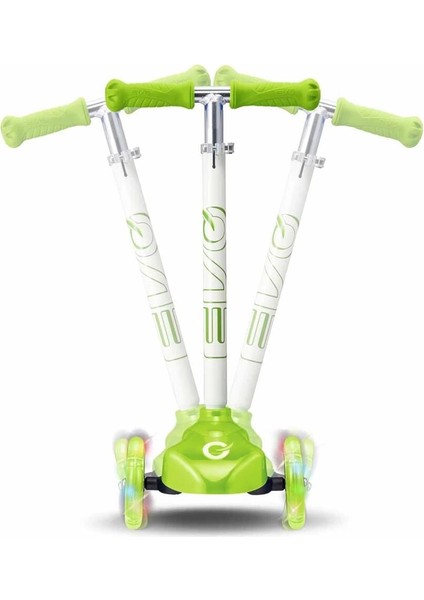 Evo Scooter 3tkr Işıklı Max 50KG Yeşil modelleri