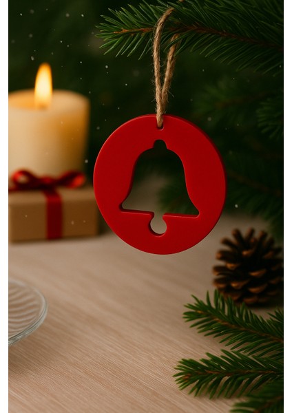 Akrilik Minimal Yılbaşı Ağacı Süsü