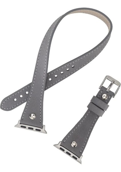 Apple Watch Uyumlu Deri Kordon 42-44-45MM Slim Dt Strst9 fırsatları