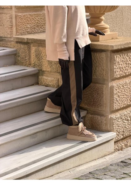 Melena Süet Içi Kürklü Kalın Taban Kadın Bot Hakiki Deri _ Süet fırsatları