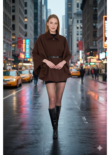 Yeni Sezon Kahverengi Panço – Rahat ve Zarif Tesettür Stil fırsatları