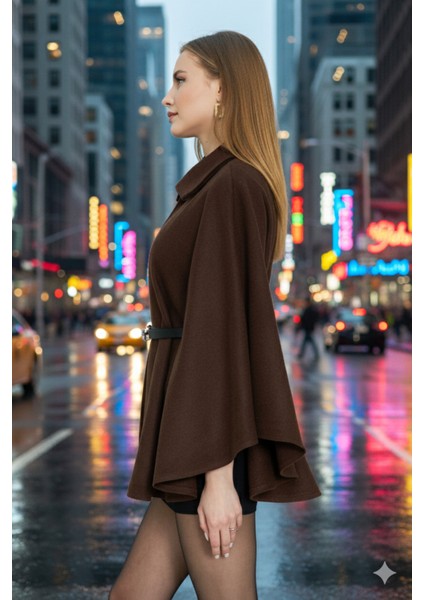 Yeni Sezon Kahverengi Panço – Rahat ve Zarif Tesettür Stil