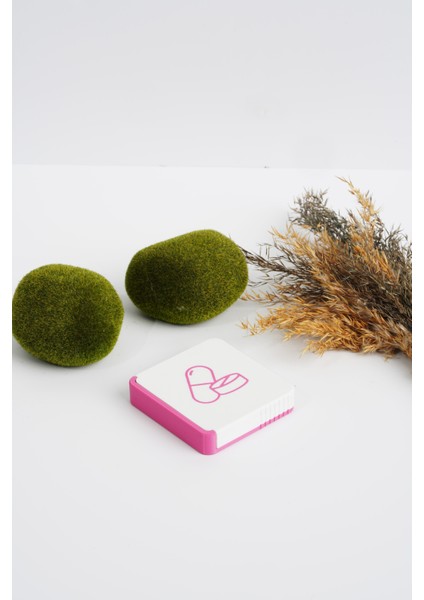 Çanta Boy 4 Bölmeli Hap Kutusu | Kompakt ve Şık Hap Saklama Kabı Pembe fiyatları