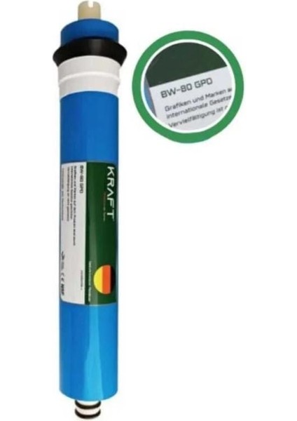Su Arıtma Filtre Kraft Membran 80 Gpd