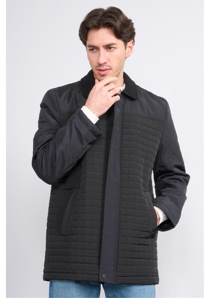 Çetinkaya Mentality 7412 Erkek Gömlek Yaka Memory Mont Siyah fiyatları