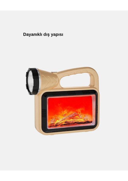 Güneş Enerjili Alev Efektli Lamba Cob LED Su Geçirmez Çok Fonksiyonlu indirimleri