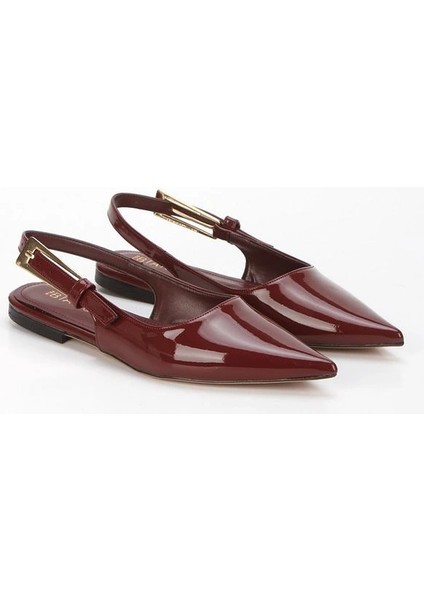 Ummar Bordo Rugan Babet Ayakkabı modelleri