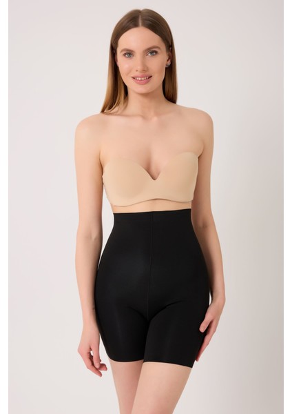 Paçalı Korse Lazer Kesim Ten Rengi Etkili Inceltici ve Toparlayıcı