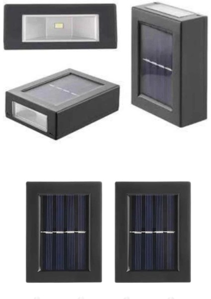 Solar Güneş Enerjili Çift Taraflı Duvar Lambası Çift Taraflı Duvar Lamba Güneş Enerjili modelleri