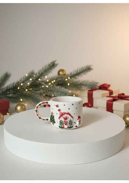 Kış Evi Seramik Kupa