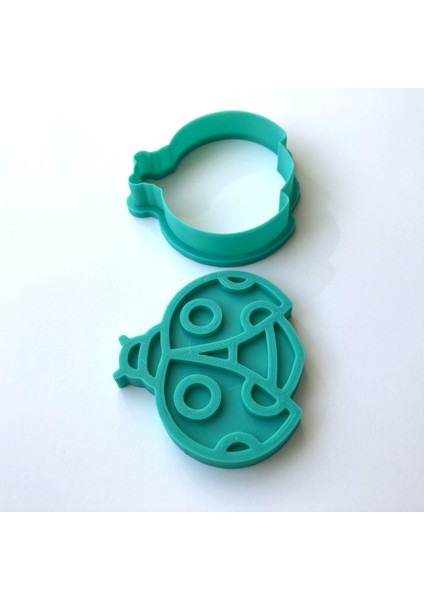 Sevimli Uğur Böceği Kurabiye Kalıbı ve Damga Seti | Şans ve Uğur Temalı | Bahar, Doğa Partisi | Şeker Hamuru, Kil Şekillendirici fırsatları