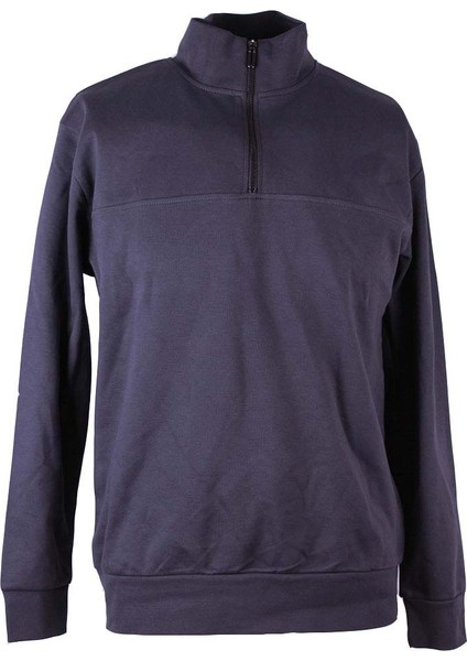 Yarım Fermuarlı Lakint Pike Antrasit Erkek Sweatshirt 5482 (1061)