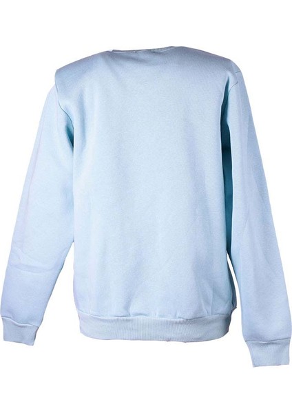 Cheryy Baskılı Açık Mavi Kadın Sweatshirt 26KL71S95004 modelleri