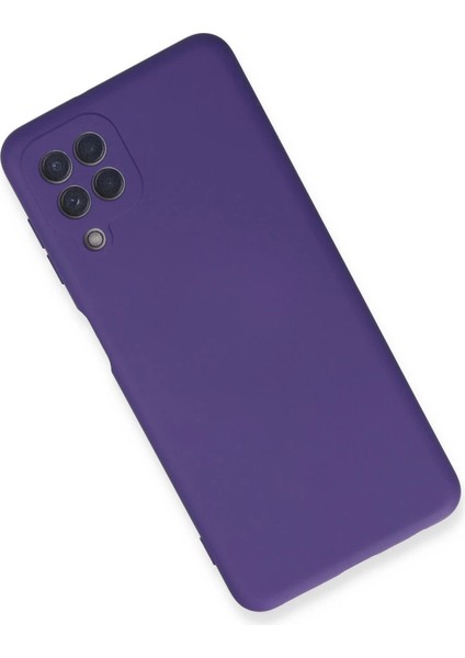 Samsung Galaxy A22 Kılıf Nano Içi Kadife Silikon - Mor fiyatları