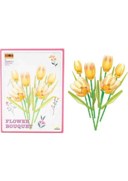 1005756 Sun-Rst-Blx-Flower Set Lale Buketi 340 Parça