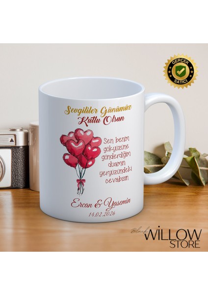 Sevgililer Günü,sevgiliye Özel,aşk,sevgi Porselen Kupa Bardak-60