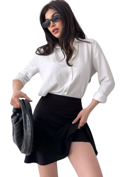 Volanlı Etek - Si̇yah modelleri