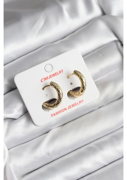 14K Gold Renk Kaplama cm Kadın Küpe - TJ-BKP11411