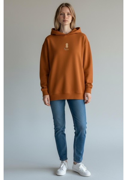 Peenut Oversize Unisex Kapüşonlu Sweatshirt modelleri