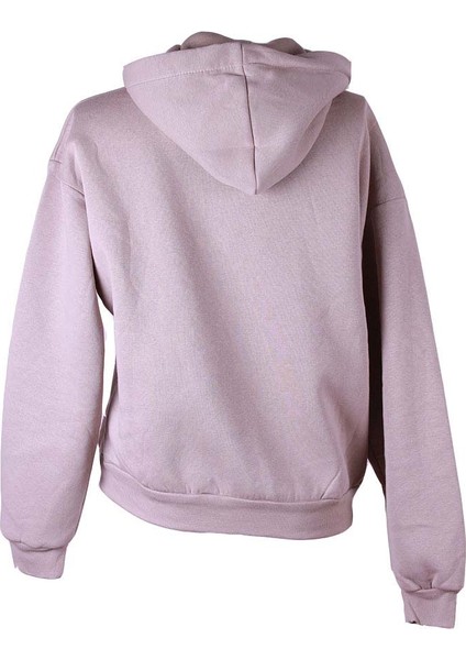 3 Ip Şardonlu Kapüşonlu Vizon Kadın Sweatshirt 26KDT1000009 modelleri