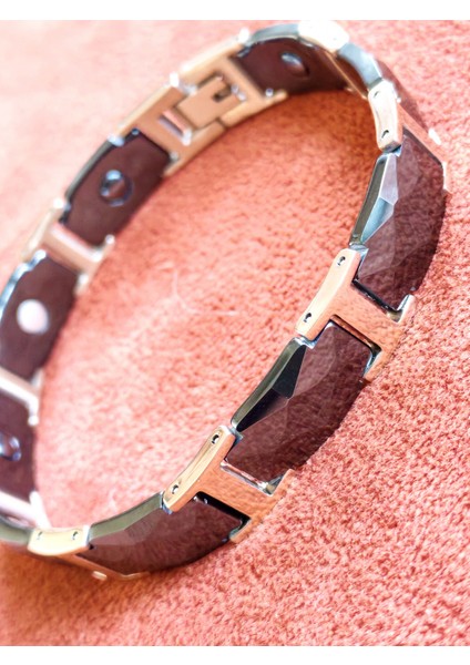 Çelik ve Seramik Siyah Erkek Bileklik fırsatları