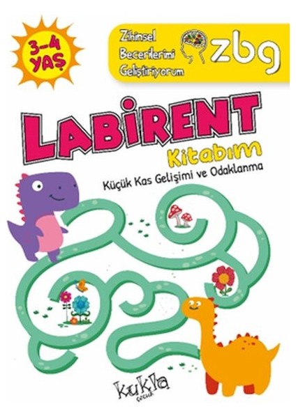 Zbg 3-4 Yaş Labirent Kitabım