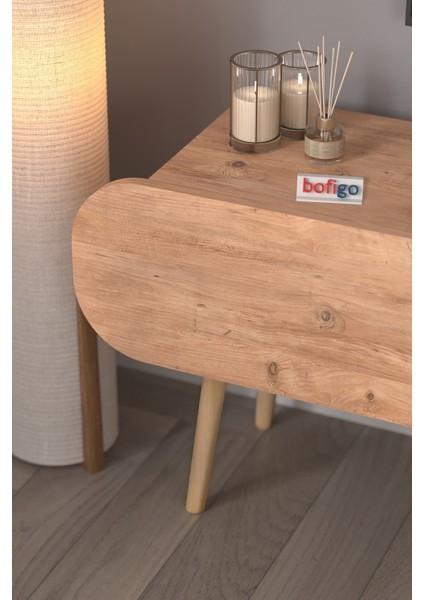 Tv Sehpası 2 Kapaklı Tv Sehpası Düşer Kapaklı Tv Ünitesi Televizyon Sehpası 120 cm Sicilya Çam fırsatları