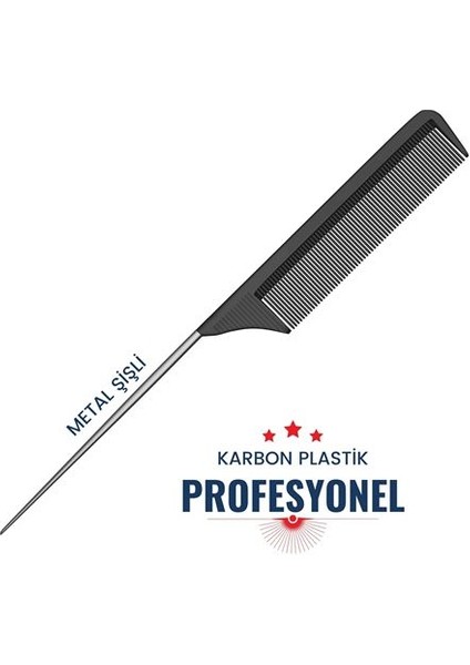 Hsnet Krepe Tarağı Metal Şişli Absolute Profesyonel - MB000X-2FVXO1