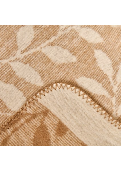 Soft Sprig Pamuklu Tv Battaniyesi - Bej - 130X170 cm modelleri